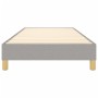 Light gray fabric bed frame 100x200 cm by vidaXL, Beds and slatted bases - Ref: Foro24-3120590, Price: 67,40 €, Discount: %