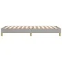 Estructura de cama de tela gris claro 100x200 cm de vidaXL, Camas y somieres - Ref: Foro24-3120590, Precio: 70,37 €, Descuent...