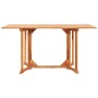 Set de comedor de jardín plegable 7 piezas madera maciza teca by vidaXL, Garden sets - Ref: Foro24-49001, Price: 606,22 €, Di...