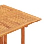 Set de comedor de jardín plegable 7 piezas madera maciza teca by vidaXL, Garden sets - Ref: Foro24-49001, Price: 606,22 €, Di...