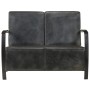 Zweiplätziges Sofa aus echtem, gealtertem grauem Leder. von vidaXL, Sessel - Ref: Foro24-321866, Preis: 371,49 €, Rabatt: %