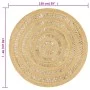 Handgefertigter geflochtener Juteteppich 150 cm von vidaXL, Teppiche - Ref: Foro24-133709, Preis: 52,71 €, Rabatt: %