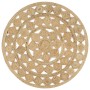 Alfombra hecha a mano de yute trenzado 120 cm de vidaXL, Alfombras - Ref: Foro24-133711, Precio: 49,15 €, Descuento: %