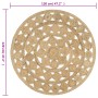 Alfombra hecha a mano de yute trenzado 120 cm de vidaXL, Alfombras - Ref: Foro24-133711, Precio: 49,15 €, Descuento: %