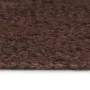 Alfombra de yute tejida a mano redonda marrón 150 cm de vidaXL, Alfombras - Ref: Foro24-133673, Precio: 59,35 €, Descuento: %