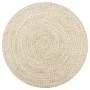 Weißer und natürlicher handgewebter Juteteppich 120 cm von vidaXL, Teppiche - Ref: Foro24-133723, Preis: 46,14 €, Rabatt: %