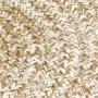 Alfombra de yute tejida a mano blanco y natural 120 cm de vidaXL, Alfombras - Ref: Foro24-133723, Precio: 46,14 €, Descuento: %