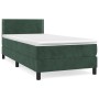 Boxspringbett mit dunkelgrüner Samtmatratze 100x200 cm von vidaXL, Betten und Lattenroste - Ref: Foro24-3141230, Preis: 315,7...