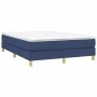 Blue taupe gray fabric bed frame 140x200 cm by vidaXL, Beds and slatted bases - Ref: Foro24-3120620, Price: 96,05 €, Discount: %
