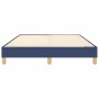 Blue taupe gray fabric bed frame 140x200 cm by vidaXL, Beds and slatted bases - Ref: Foro24-3120620, Price: 107,92 €, Discoun...