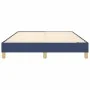 Blue taupe gray fabric bed frame 140x200 cm by vidaXL, Beds and slatted bases - Ref: Foro24-3120620, Price: 96,05 €, Discount: %