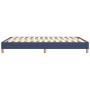 Blue taupe gray fabric bed frame 140x200 cm by vidaXL, Beds and slatted bases - Ref: Foro24-3120620, Price: 107,92 €, Discoun...