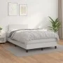 Boxspringbett mit weißer Kunstledermatratze 120x200 cm von vidaXL, Betten und Lattenroste - Ref: Foro24-3140994, Preis: 370,8...