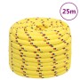 Cuerda de barco polipropileno amarillo 20 mm 25 m