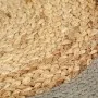 Placemat 6 pcs jute and natural and gray cotton 38 cm by vidaXL, Placemats - Ref: Foro24-133861, Price: 24,68 €, Discount: %