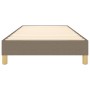 Taupe gray fabric bed frame 90x190 cm by vidaXL, Beds and slatted bases - Ref: Foro24-3120578, Price: 78,59 €, Discount: %