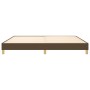 Bettgestell aus dunkelbraunem Stoff, 200 x 200 cm von vidaXL, Betten und Lattenroste - Ref: Foro24-3120641, Preis: 124,46 €, ...