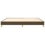 Dark brown fabric bed frame 200x200 cm by vidaXL, Beds and slatted bases - Ref: Foro24-3120641, Price: 114,26 €, Discount: %