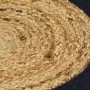 Rundes Tischset 4 Stück Jute Naturbaumwolle blau 38 cm von vidaXL, Tischsets - Ref: Foro24-133862, Preis: 21,54 €, Rabatt: %