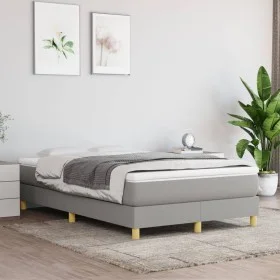 Light gray fabric bed frame 120x200 cm by vidaXL, Beds and slatted bases - Ref: Foro24-3120598, Price: 105,49 €, Discount: %