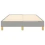 Light gray fabric bed frame 120x200 cm by vidaXL, Beds and slatted bases - Ref: Foro24-3120598, Price: 105,49 €, Discount: %