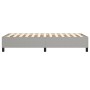 Light gray fabric bed frame 90x200 cm by vidaXL, Beds and slatted bases - Ref: Foro24-3120830, Price: 108,10 €, Discount: %