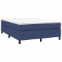 Estructura de cama de tela azul 140x190 cm de vidaXL, Camas y somieres - Ref: Foro24-3120860, Precio: 120,83 €, Descuento: %