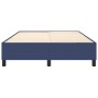 Estructura de cama de tela azul 140x190 cm de vidaXL, Camas y somieres - Ref: Foro24-3120860, Precio: 120,83 €, Descuento: %