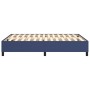 Estructura de cama de tela azul 140x190 cm de vidaXL, Camas y somieres - Ref: Foro24-3120860, Precio: 120,83 €, Descuento: %