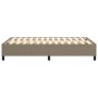 Estructura de cama de tela gris taupe 120x200 cm de vidaXL, Camas y somieres - Ref: Foro24-3120850, Precio: 97,51 €, Descuent...