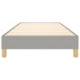 Light gray fabric bed frame 90x200 cm by vidaXL, Beds and slatted bases - Ref: Foro24-3120582, Price: 80,16 €, Discount: %