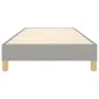 Light gray fabric bed frame 90x200 cm by vidaXL, Beds and slatted bases - Ref: Foro24-3120582, Price: 78,86 €, Discount: %