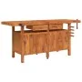 Workbench with drawers and screws wooden bench 192x62x83 cm by vidaXL, Work tables - Ref: Foro24-153326, Price: 425,46 €, Dis...