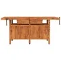 Workbench with drawers and screws wooden bench 192x62x83 cm by vidaXL, Work tables - Ref: Foro24-153326, Price: 425,46 €, Dis...