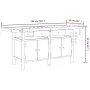 Workbench with drawers and screws wooden bench 192x62x83 cm by vidaXL, Work tables - Ref: Foro24-153326, Price: 425,46 €, Dis...