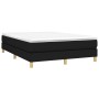 Black fabric bed frame 140x190 cm by vidaXL, Beds and slatted bases - Ref: Foro24-3120608, Price: 130,24 €, Discount: %