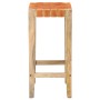 Barhocker 2 Stück echtes braunes Leder 75 cm von vidaXL, Küchenhocker - Ref: Foro24-321830, Preis: 131,29 €, Rabatt: %