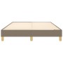 Taupe gray fabric bed frame 140x200 cm by vidaXL, Beds and slatted bases - Ref: Foro24-3120618, Price: 102,29 €, Discount: %