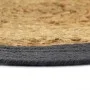 Rundes Tischset, 4 Stück, Jute, natürliche Baumwolle, Grau, 38 cm von vidaXL, Tischsets - Ref: Foro24-133858, Preis: 15,43 €,...