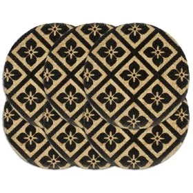 Runde Tischsets 4 Stück schwarze Jute 38 cm von vidaXL, Tischsets - Ref: Foro24-133869, Preis: 27,94 €, Rabatt: %