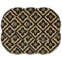 Manteles individuales redondos 4 uds yute negro 38 cm de vidaXL, Manteles individuales - Ref: Foro24-133869, Precio: 28,44 €,...