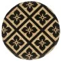 Round placemats 4 pcs black jute 38 cm by vidaXL, Placemats - Ref: Foro24-133869, Price: 27,94 €, Discount: %