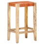 Barhocker 2 Stück echtes braunes Leder 75 cm von vidaXL, Küchenhocker - Ref: Foro24-321830, Preis: 131,29 €, Rabatt: %