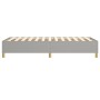 Light gray fabric bed frame 90x200 cm by vidaXL, Beds and slatted bases - Ref: Foro24-3120929, Price: 93,40 €, Discount: %