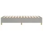 Light gray fabric bed frame 90x200 cm by vidaXL, Beds and slatted bases - Ref: Foro24-3120929, Price: 82,96 €, Discount: %