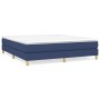 Blue fabric bed frame 160x200 cm by vidaXL, Beds and slatted bases - Ref: Foro24-3120628, Price: 106,42 €, Discount: %