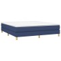 Blue fabric bed frame 160x200 cm by vidaXL, Beds and slatted bases - Ref: Foro24-3120628, Price: 106,42 €, Discount: %