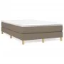 Taupe gray fabric bed frame 120x200 cm by vidaXL, Beds and slatted bases - Ref: Foro24-3120602, Price: 111,53 €, Discount: %