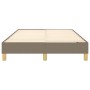 Taupe gray fabric bed frame 120x200 cm by vidaXL, Beds and slatted bases - Ref: Foro24-3120602, Price: 111,66 €, Discount: %