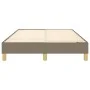 Taupe gray fabric bed frame 120x200 cm by vidaXL, Beds and slatted bases - Ref: Foro24-3120602, Price: 111,53 €, Discount: %
